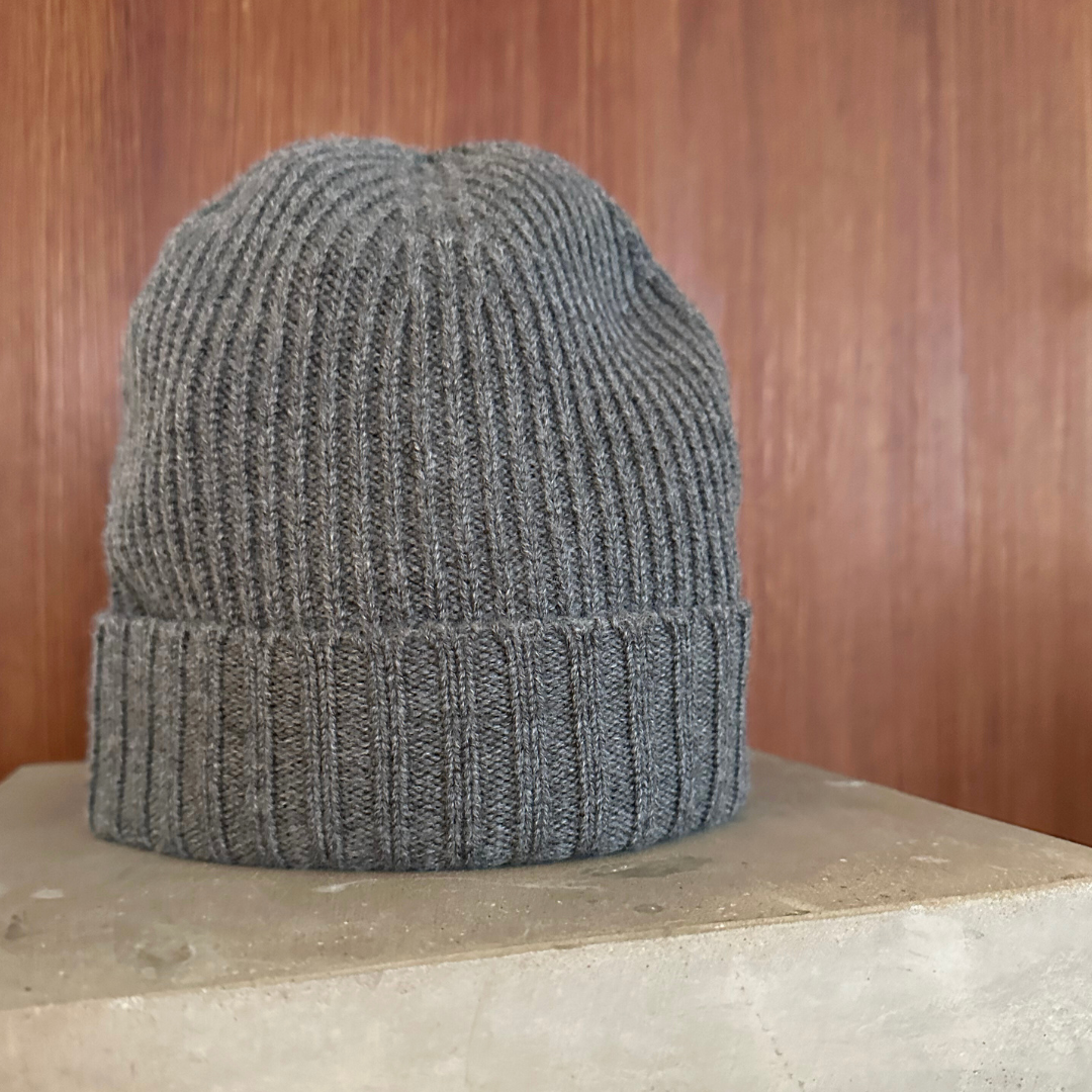 Grey Wool Beanie | Classic Fit | Portia1924