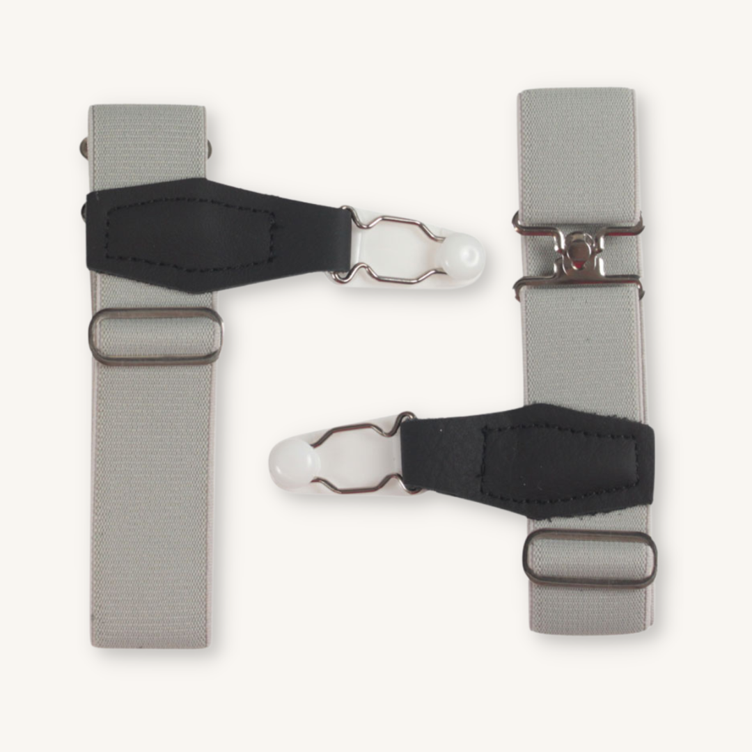 Grey Sock Garter | Elastic | Portia1924 Grey Sock Garter | Elastic | Portia1924