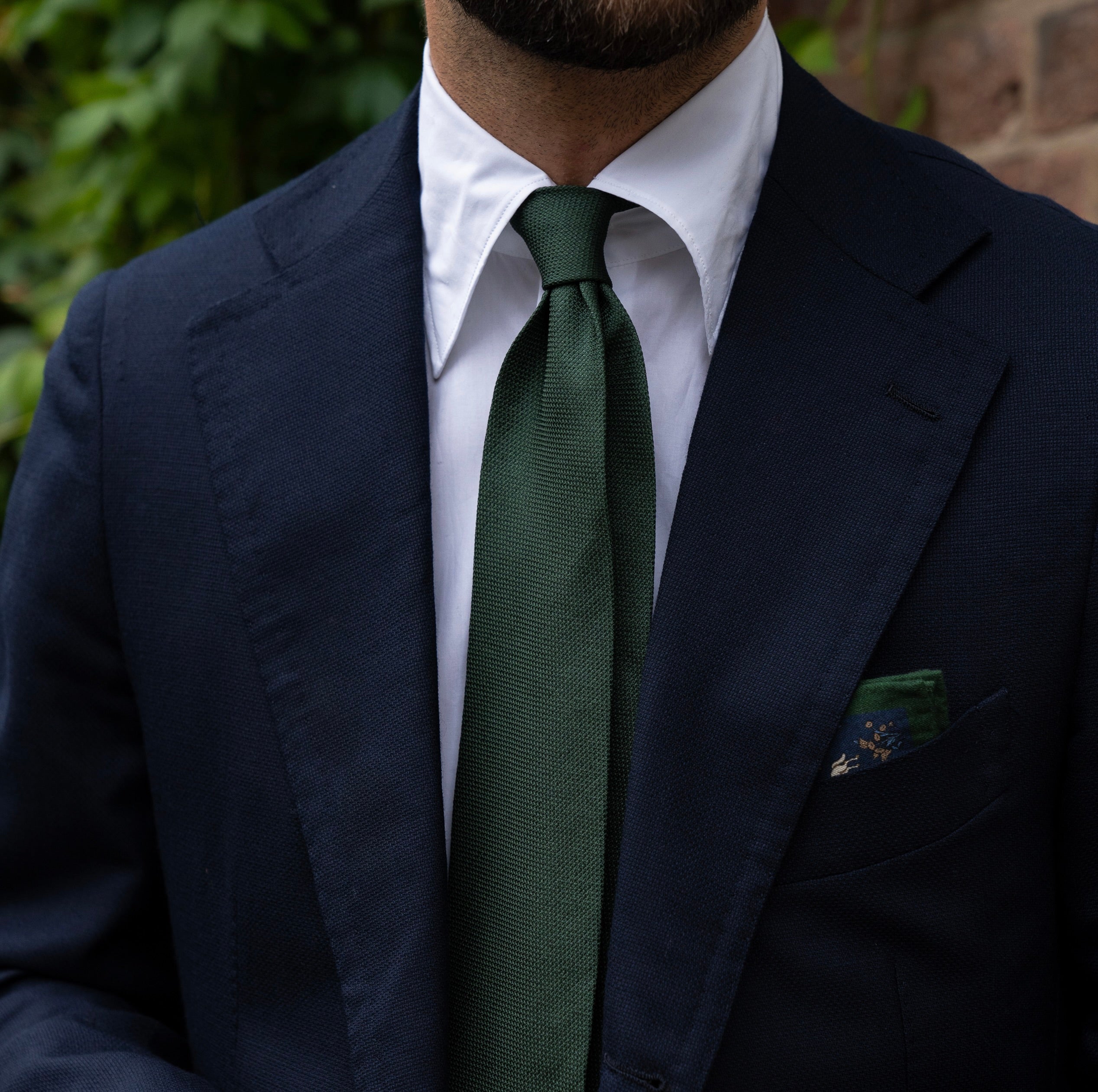 silk green ties