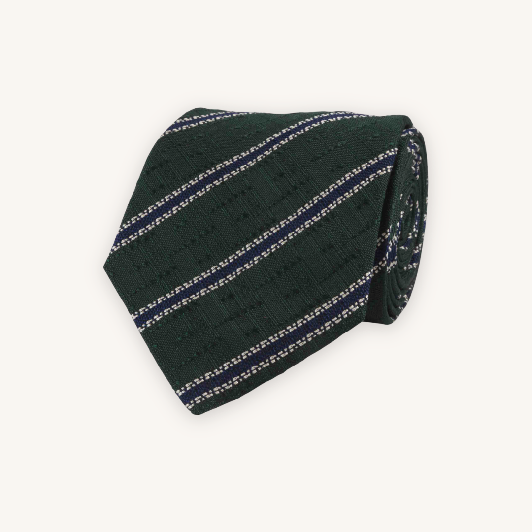 Dark Green Silk Tie