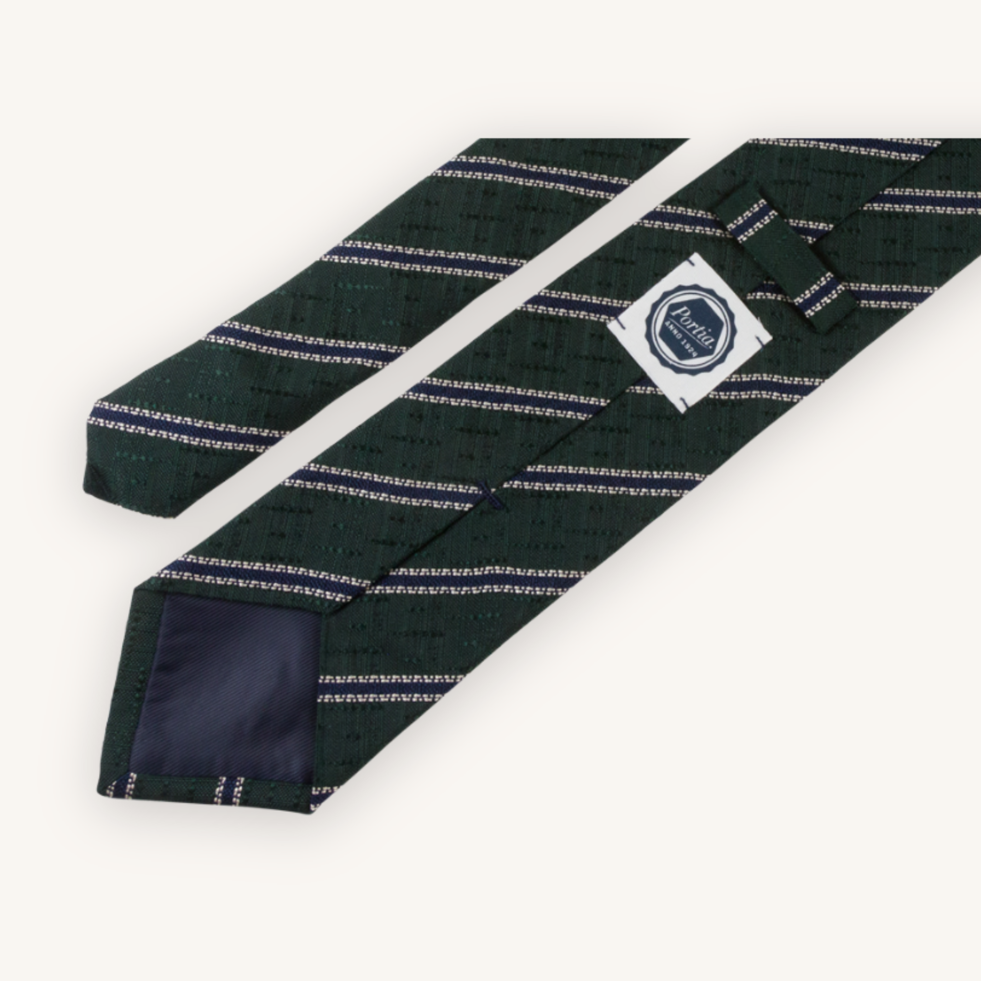 Dark Green Silk Tie