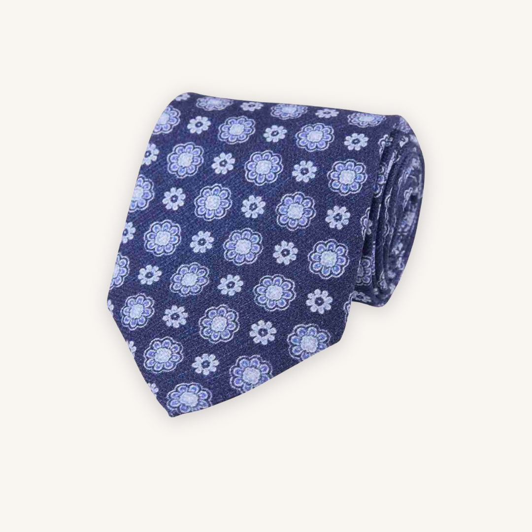 Mörkblå Sidenslips