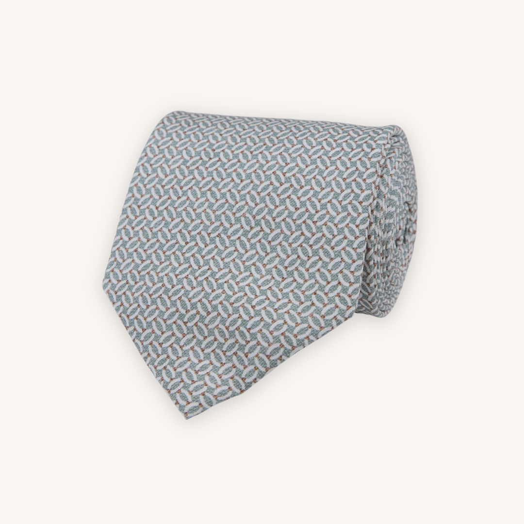 Green Silk Tie