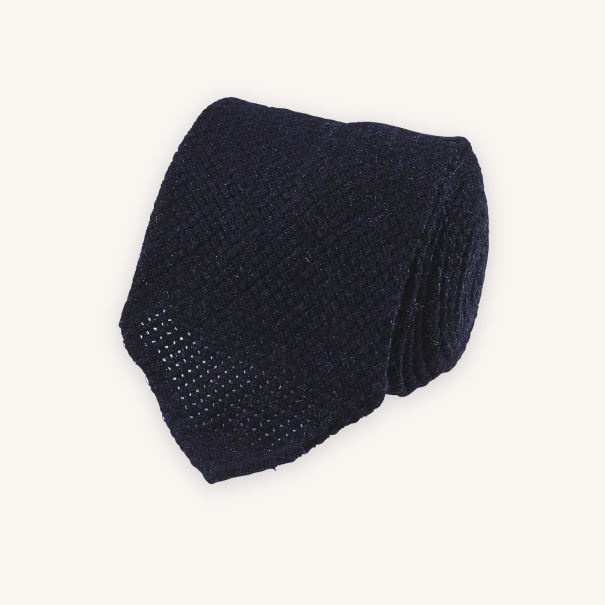 Dark Blue Wool Tie
