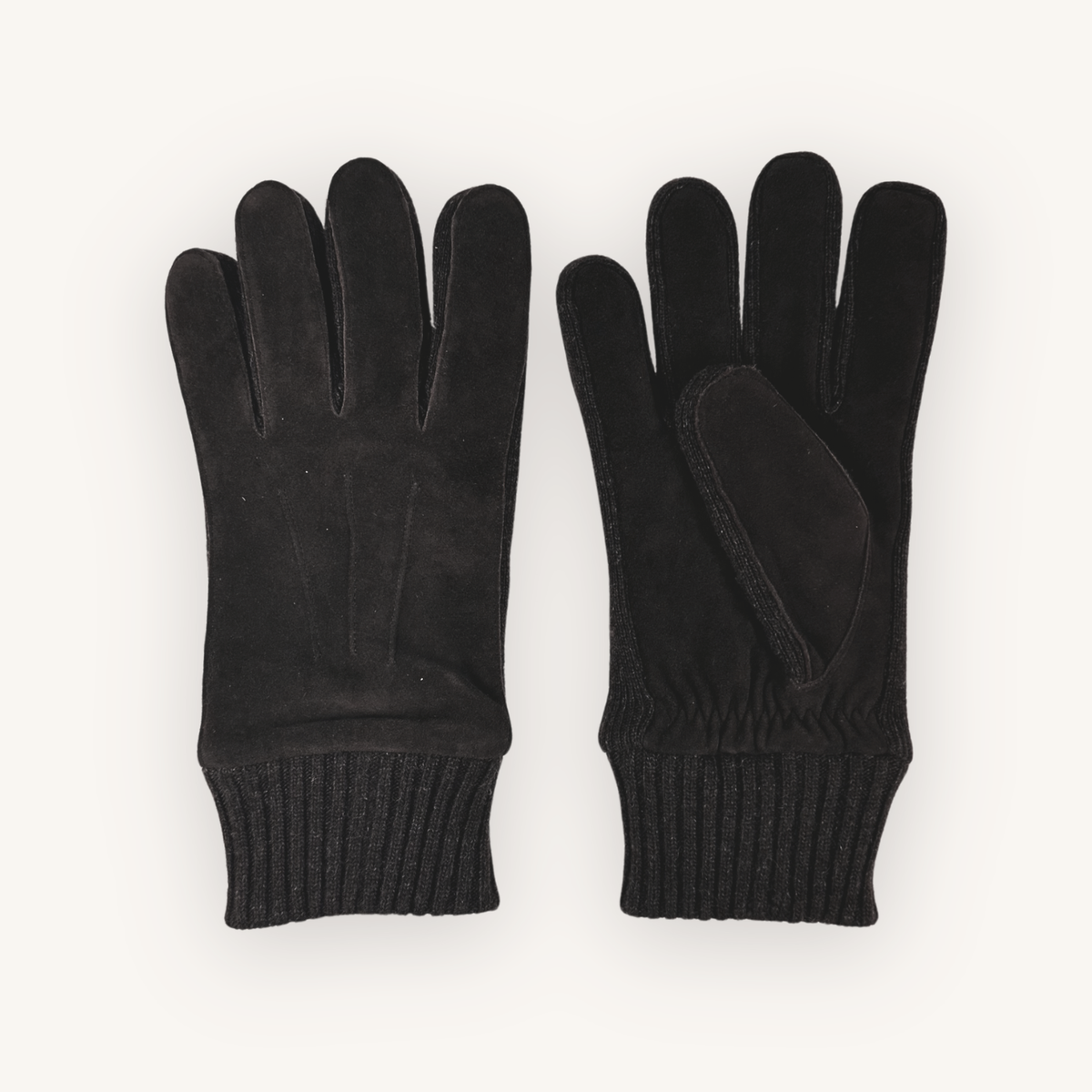Brown Suede Gloves