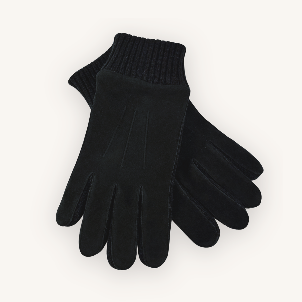 Black Suede Gloves