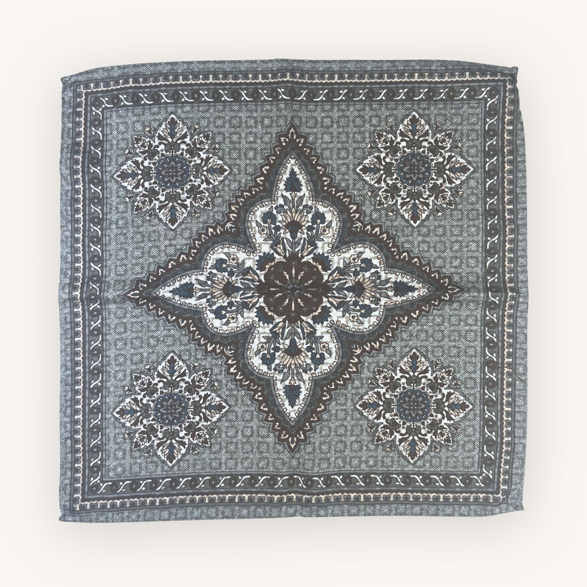 Green Silk Pocket Square