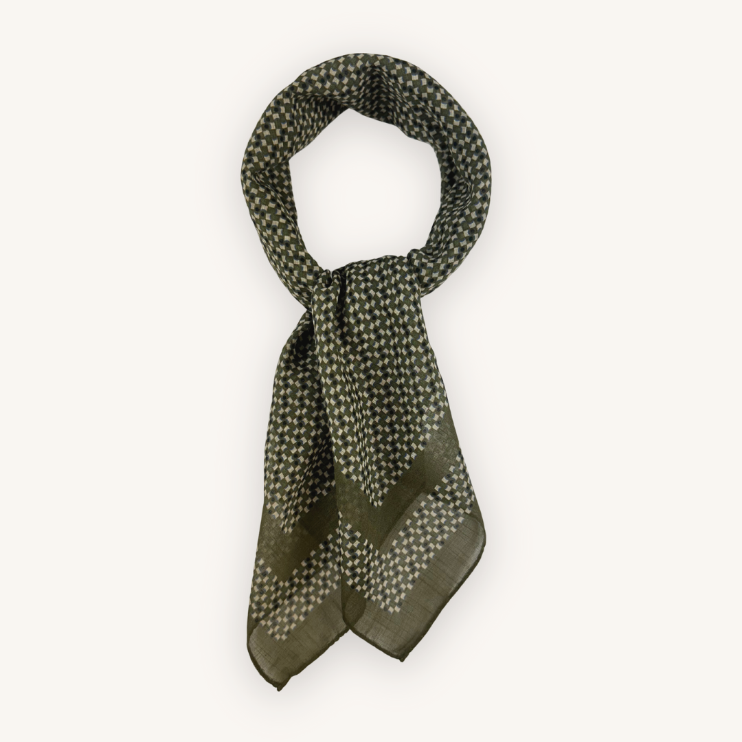 Green Cotton Bandana