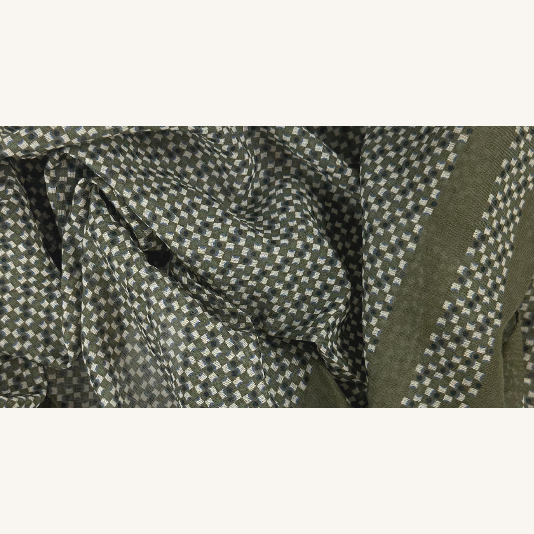 Green Cotton Bandana
