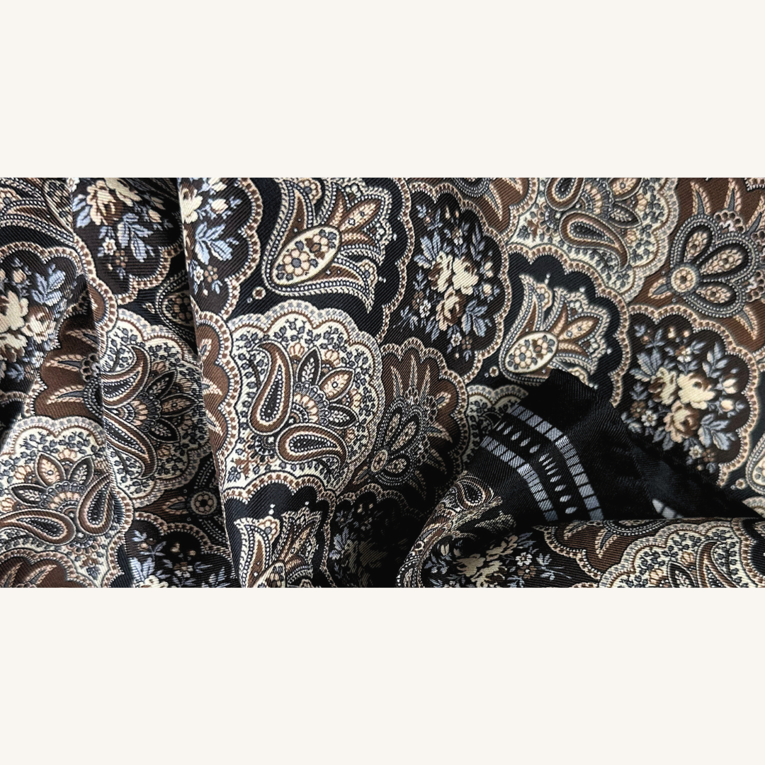 Black Silk Bandana