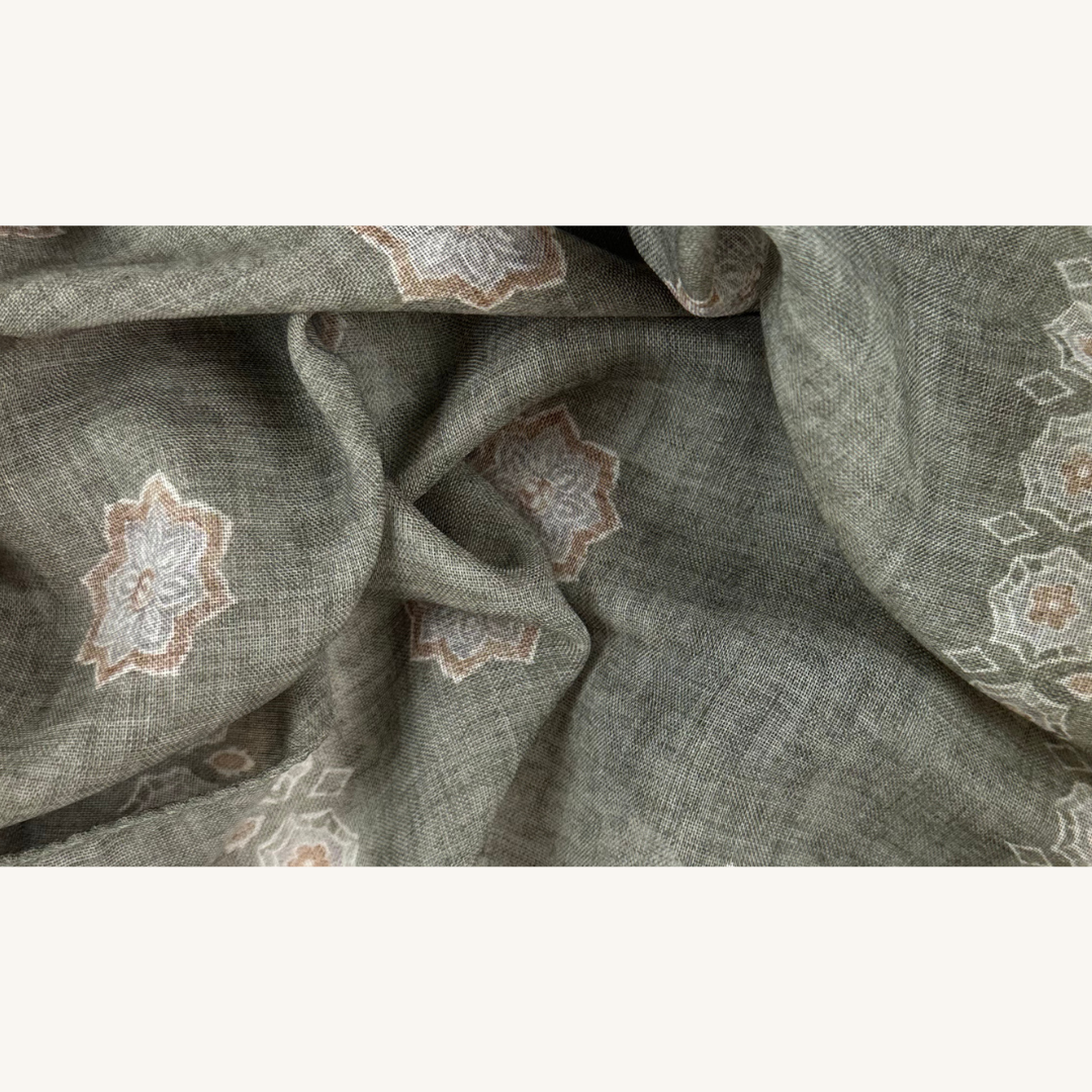 Green Wool Bandana