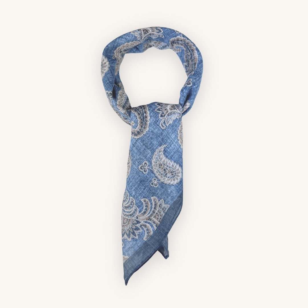 Blue Cotton Bandana