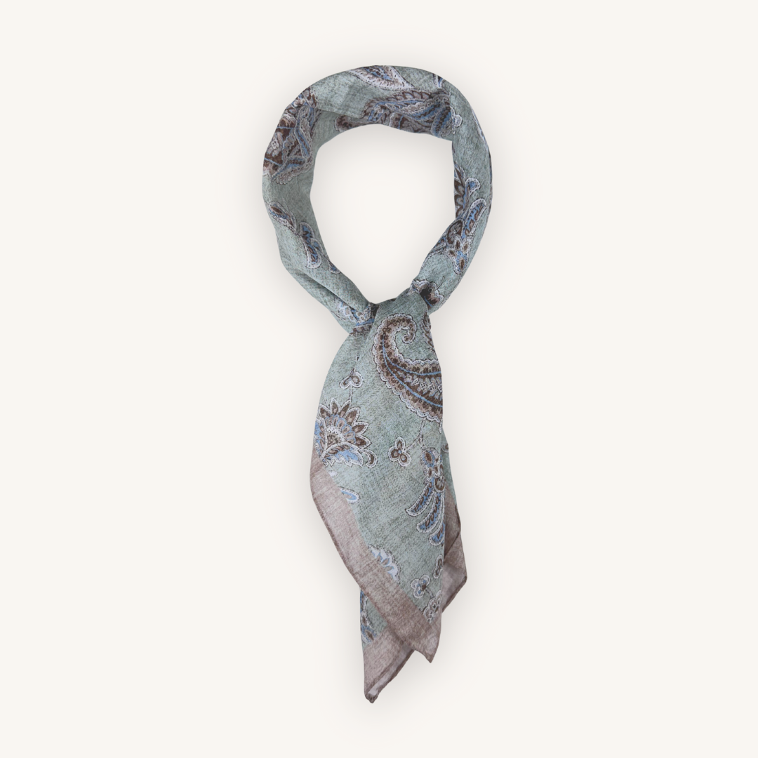 Light Green Cotton Bandana