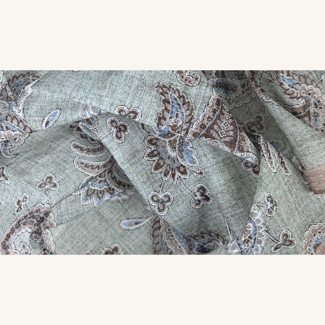 Light Green Cotton Bandana