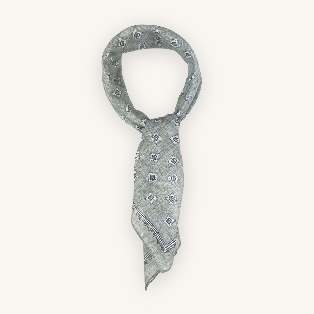 Light Green Cotton Bandana