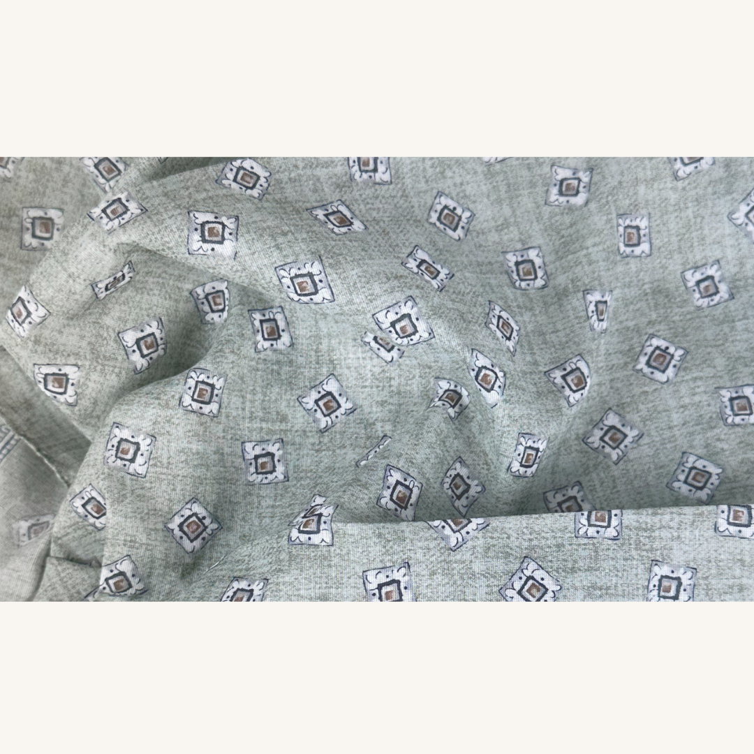 Light Green Cotton Bandana