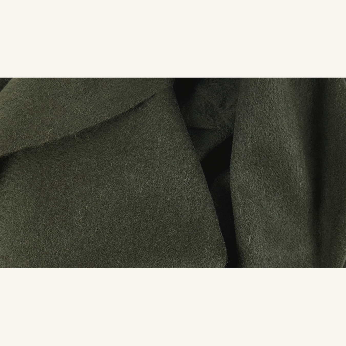 Dark Green Wool Scarf