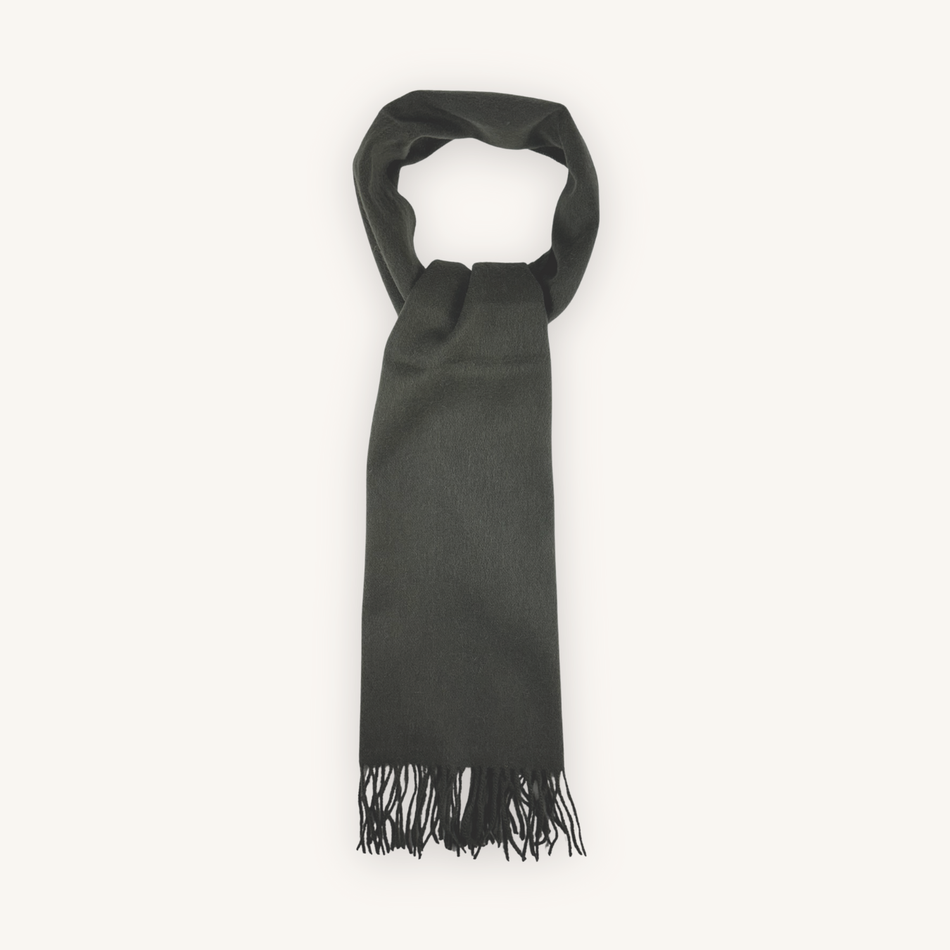 Dark Green Wool Scarf