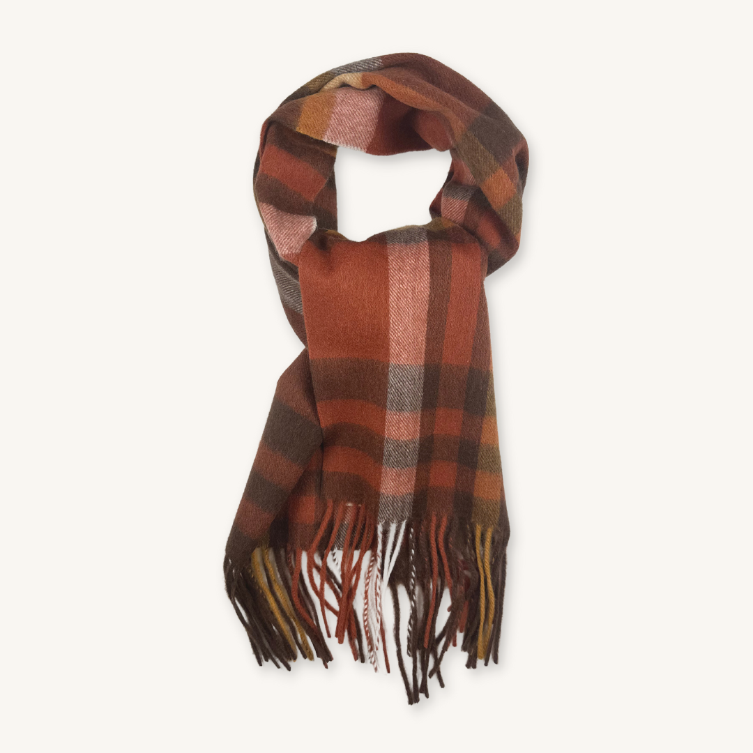 Orange Wool Scarf I Winter Scarf I Portia 1924