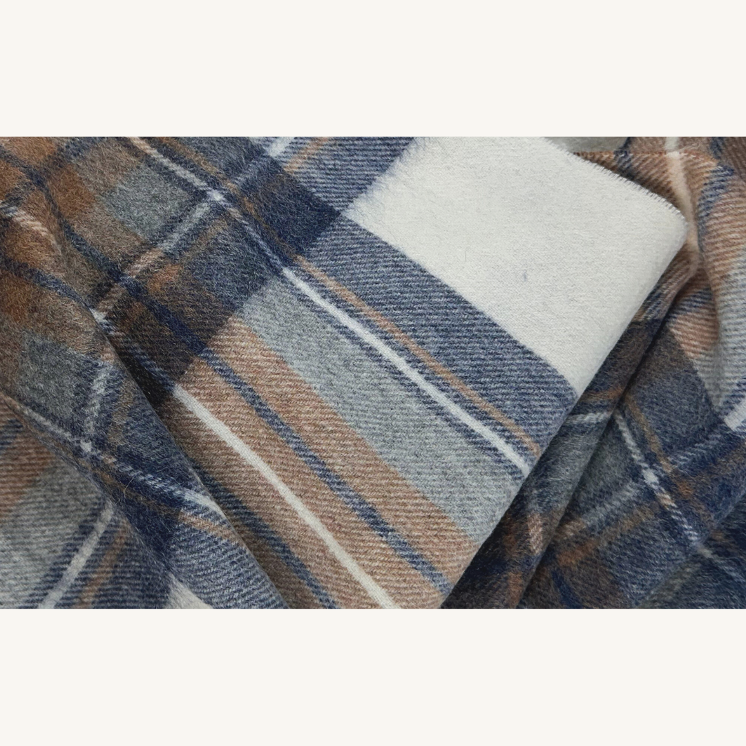 Off-White Wool Scarf