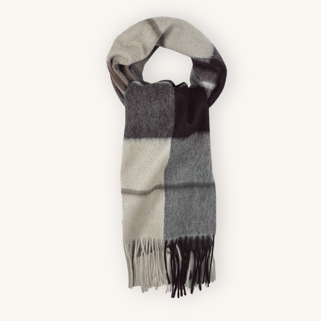 Off-White Wool Scarf