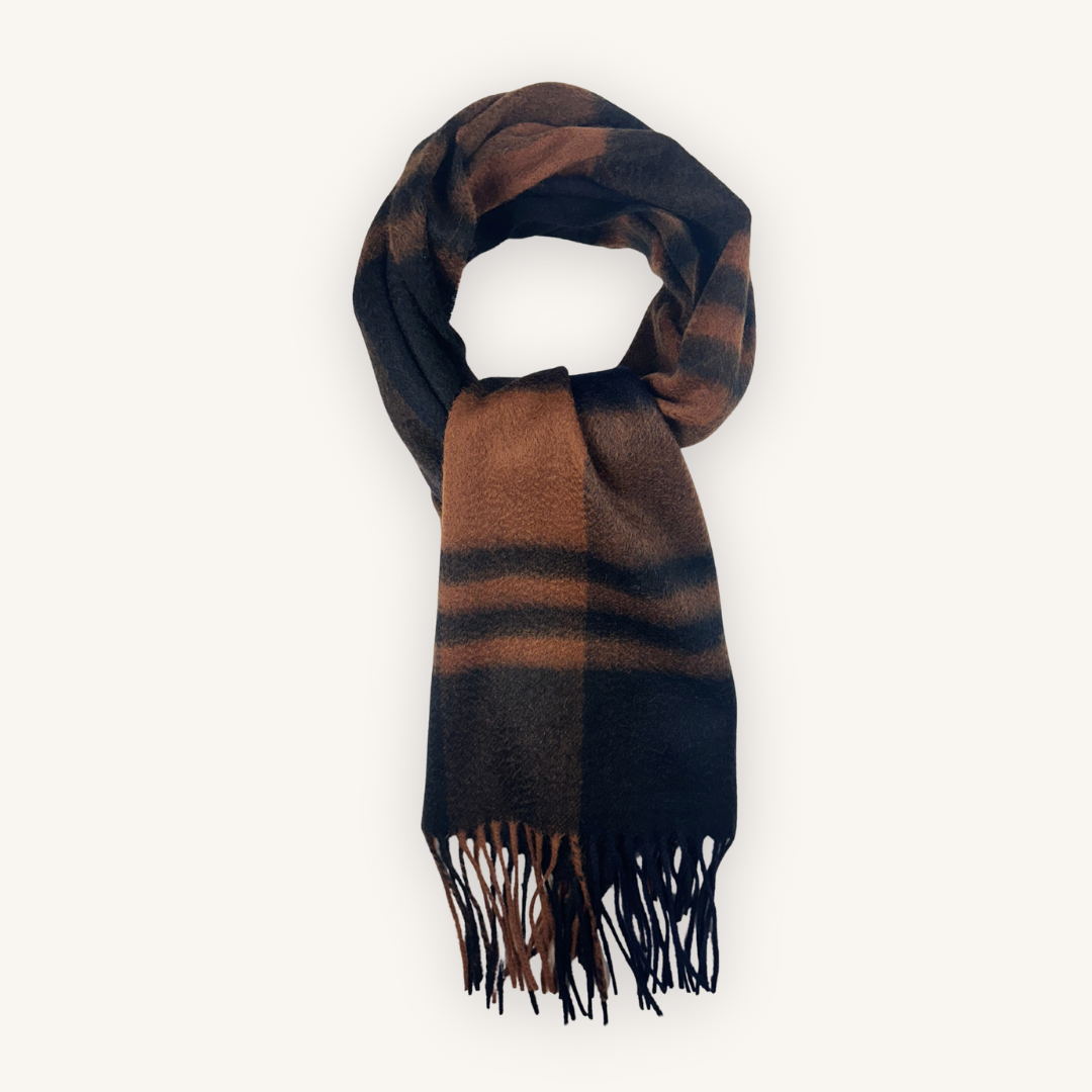 Dark Blue Cashmere Scarf