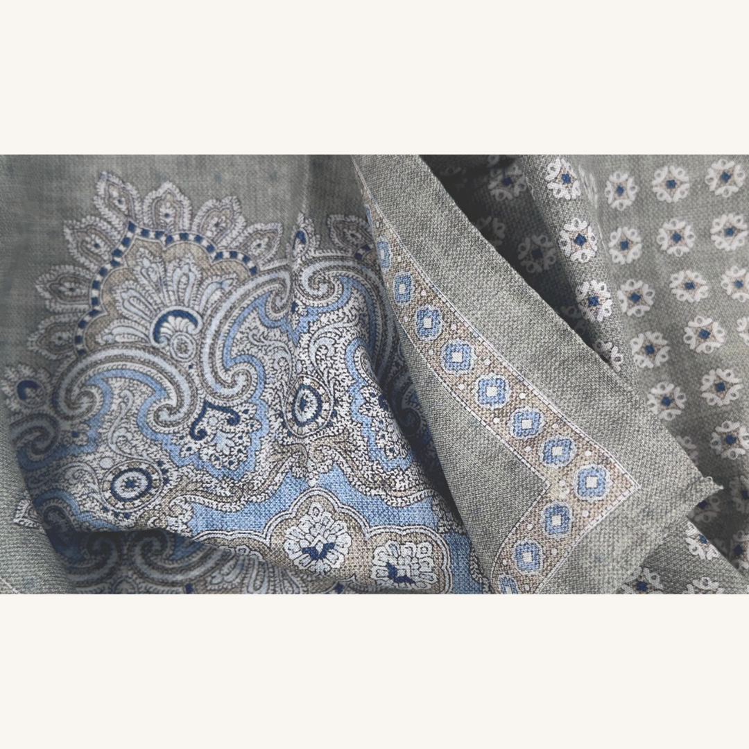 Green Silk Pocket Square