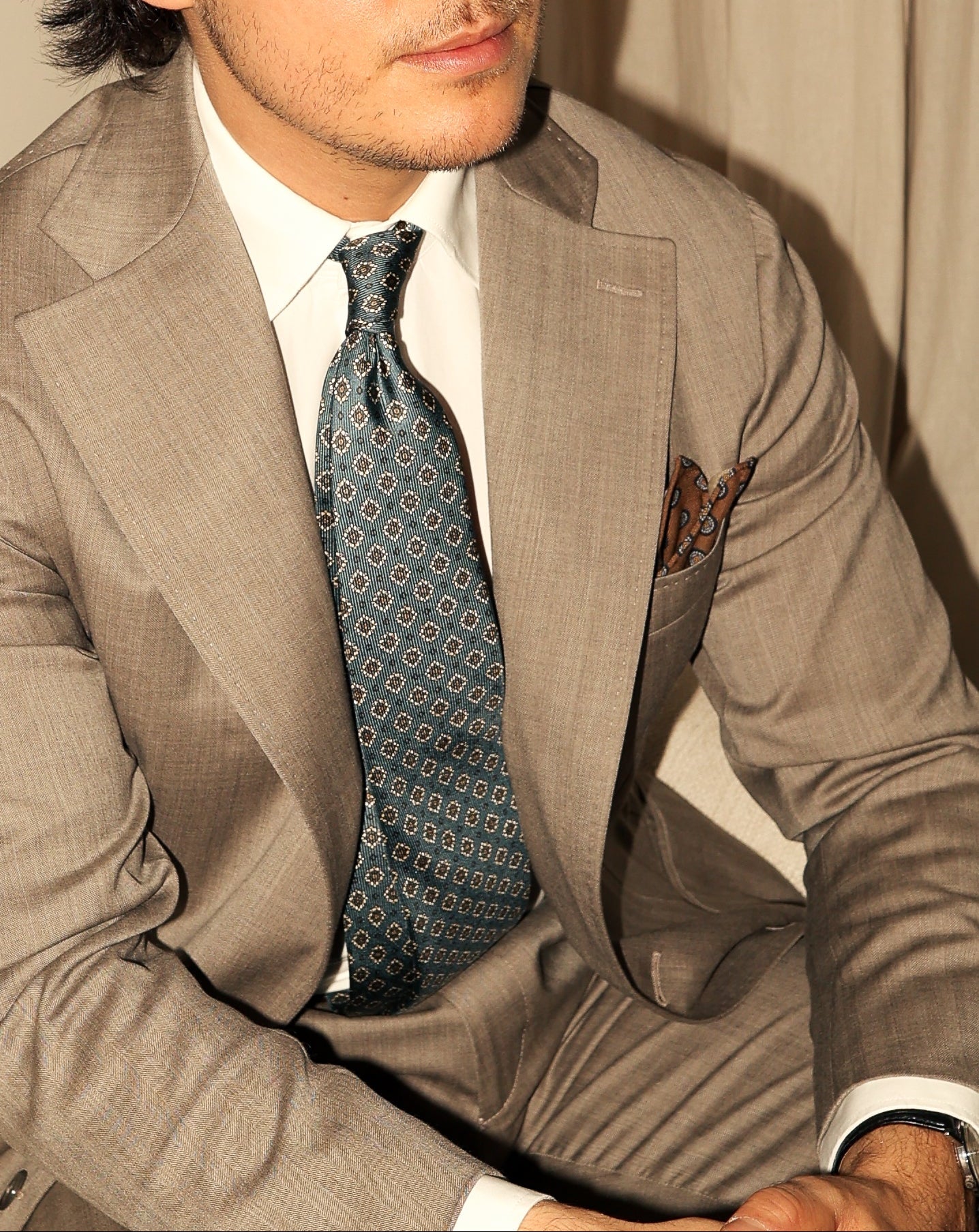 Petrol Blue Silk Tie