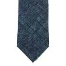 blue wool tie matera solid front