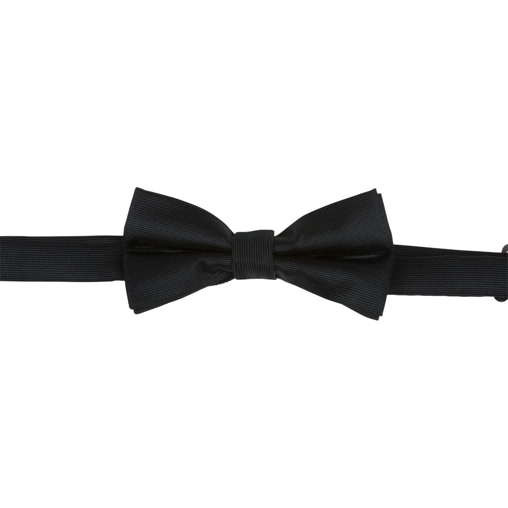 kids children polyester black bow tie 